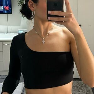 Off shoulder crop top